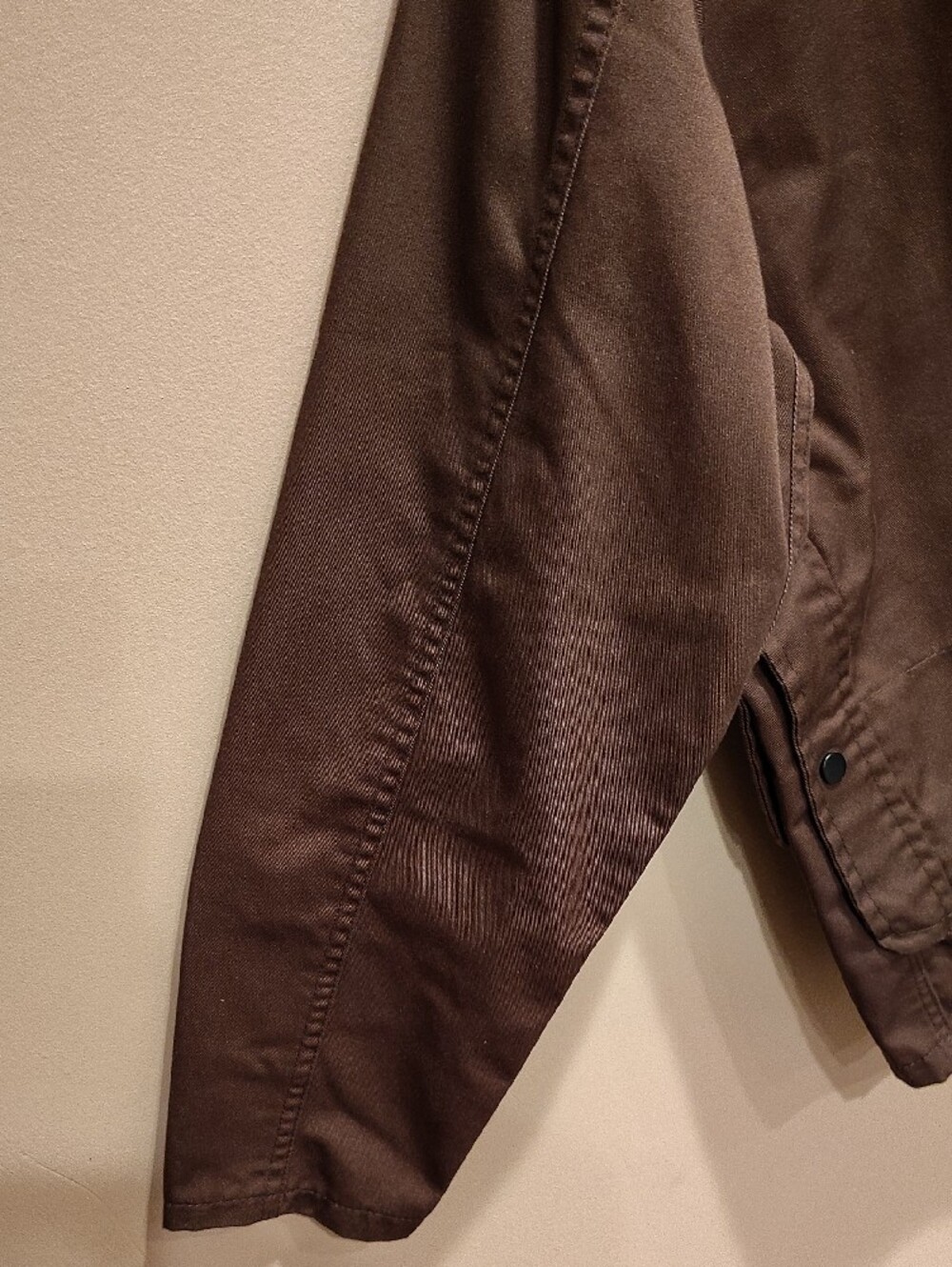 Grizzley Men's Size L Brown Lightweight Pockets Work Shirt Jacket WM - Picture 6 of 15